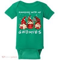 Hanging With My Gnomies Hot Cocoa Gnomes Chocolate Christmas Baby Bodysuit thumb 0
