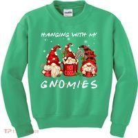 Hanging With My Gnomies Hot Cocoa Gnomes Chocolate Christmas Kids Sweatshirt thumb 0