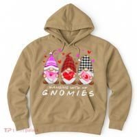Hanging With My Gnomies Happy Valentines Day Cute Gnomes Love Cute Hoodie thumb 0