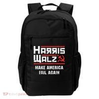 Harris Walz Make America Fail Again Anti Kamala Socialist Backpack thumb 0
