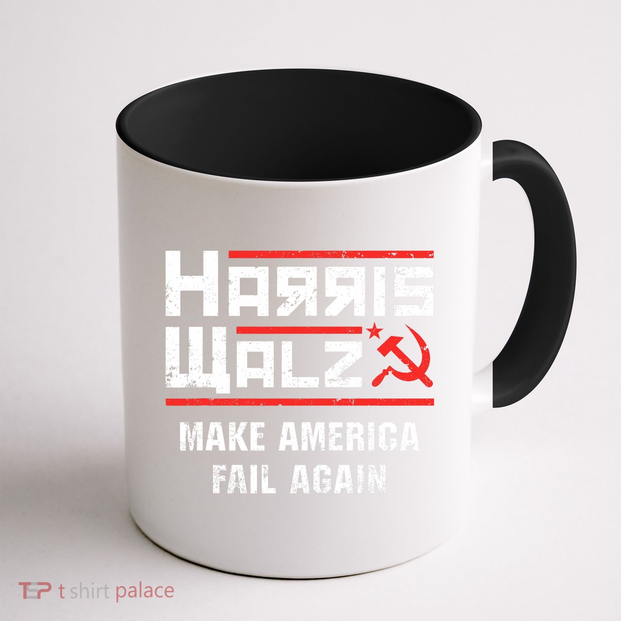 Harris Walz Make America Fail Again Anti Kamala Socialist Coffee Mug