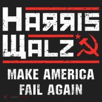 Harris Walz Make America Fail Again Anti Kamala Socialist Hat thumb 2