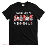 Hanging with My Gnomies Funny Gnome Family Christmas T-Shirt thumb 0