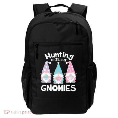 Hunting With My Gnomies Funny Easter Backpack