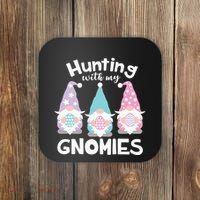 Hunting With My Gnomies Funny Easter Coaster thumb 0