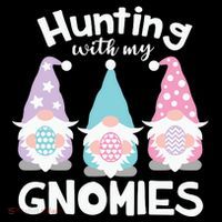 Hunting With My Gnomies Funny Easter Toddler Hoodie thumb 2