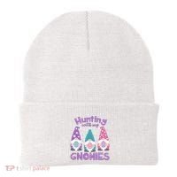 Hunting With My Gnomies Funny Easter Beanie thumb 0