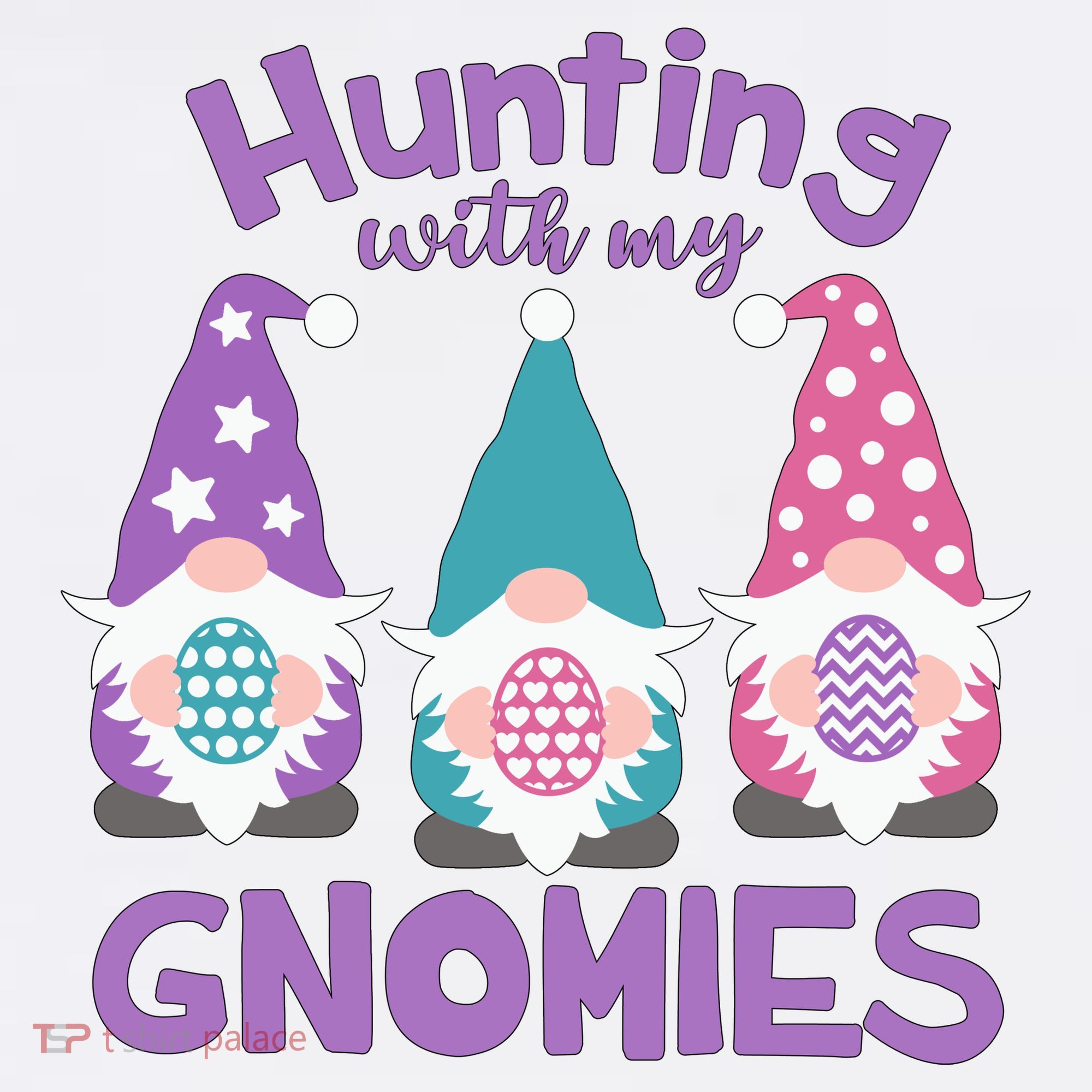 Hunting With My Gnomies Funny Easter Tumbler