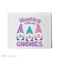 Hunting With My Gnomies Funny Easter Mousepad thumb 0