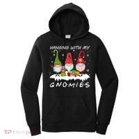 Hanging With My Gnomies Gnome Christmas Xmas Pajamas Pj Gift Women's Hoodie thumb 0