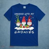 Hanging With My Gnomies Gnome Christmas Xmas Pajamas Pj Gift T-Shirt thumb 5
