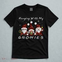 Hanging With My Gnomies Buffalo Red Plaid Christmas Gnome T-Shirt thumb 5