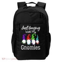 Hanging With My Gnomies Funny Garden Gnome Graphics Backpack thumb 0
