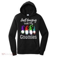 Hanging With My Gnomies Funny Garden Gnome Graphics Women's Hoodie thumb 0