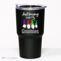 Hanging With My Gnomies Funny Garden Gnome Graphics Tumbler thumb 0