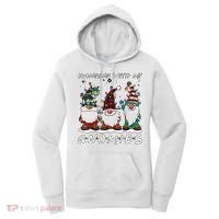 Hanging With My Gnomies Funny Christmas Holiday Season Women's Hoodie thumb 0