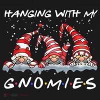 Hanging With My Gnomies Friends Christmas Bucket Hat thumb 4