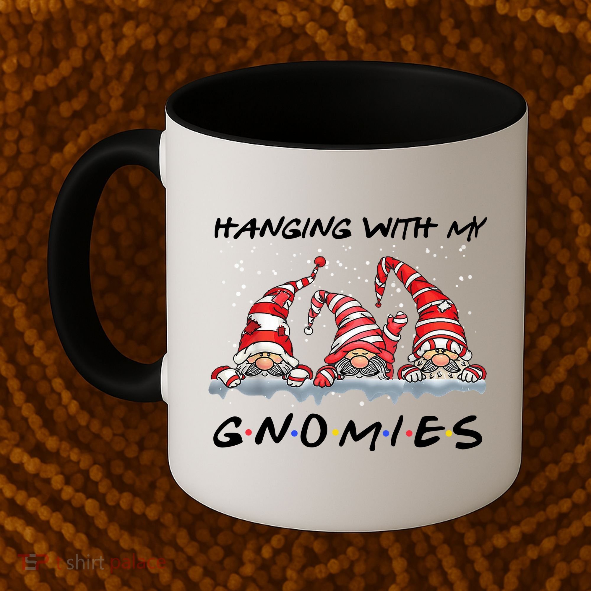Hanging With My Gnomies Friends Christmas Coffee Mug