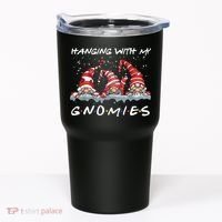 Hanging With My Gnomies Friends Christmas Tumbler thumb 0