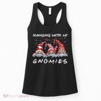 Hanging With My Gnomies Friends Christmas Women's Tank Top thumb 0