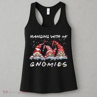 Hanging With My Gnomies Friends Christmas Women's Tank Top thumb 3