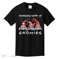 Hanging With My Gnomies Friends Christmas Kids T-Shirt thumb 0