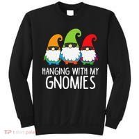 Hanging With My Gnomies Funny Garden Gnome Sweatshirt thumb 0