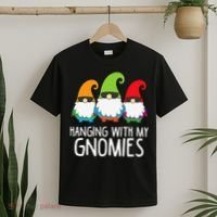Hanging With My Gnomies Funny Garden Gnome T-Shirt thumb 2