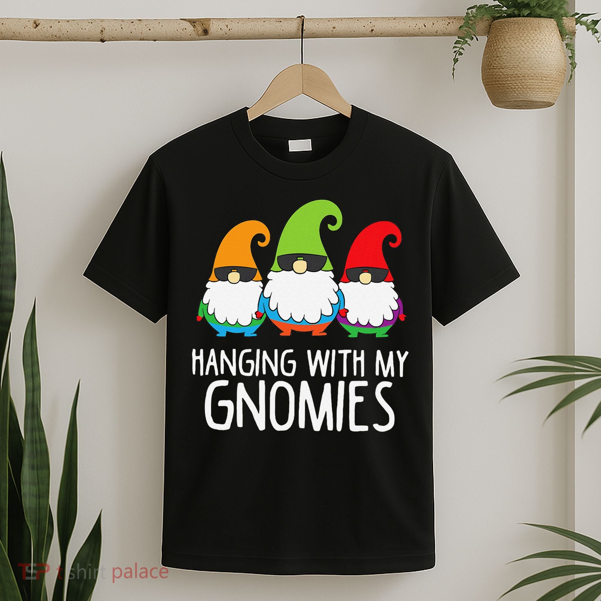 Hanging With My Gnomies Funny Garden Gnome T-Shirt