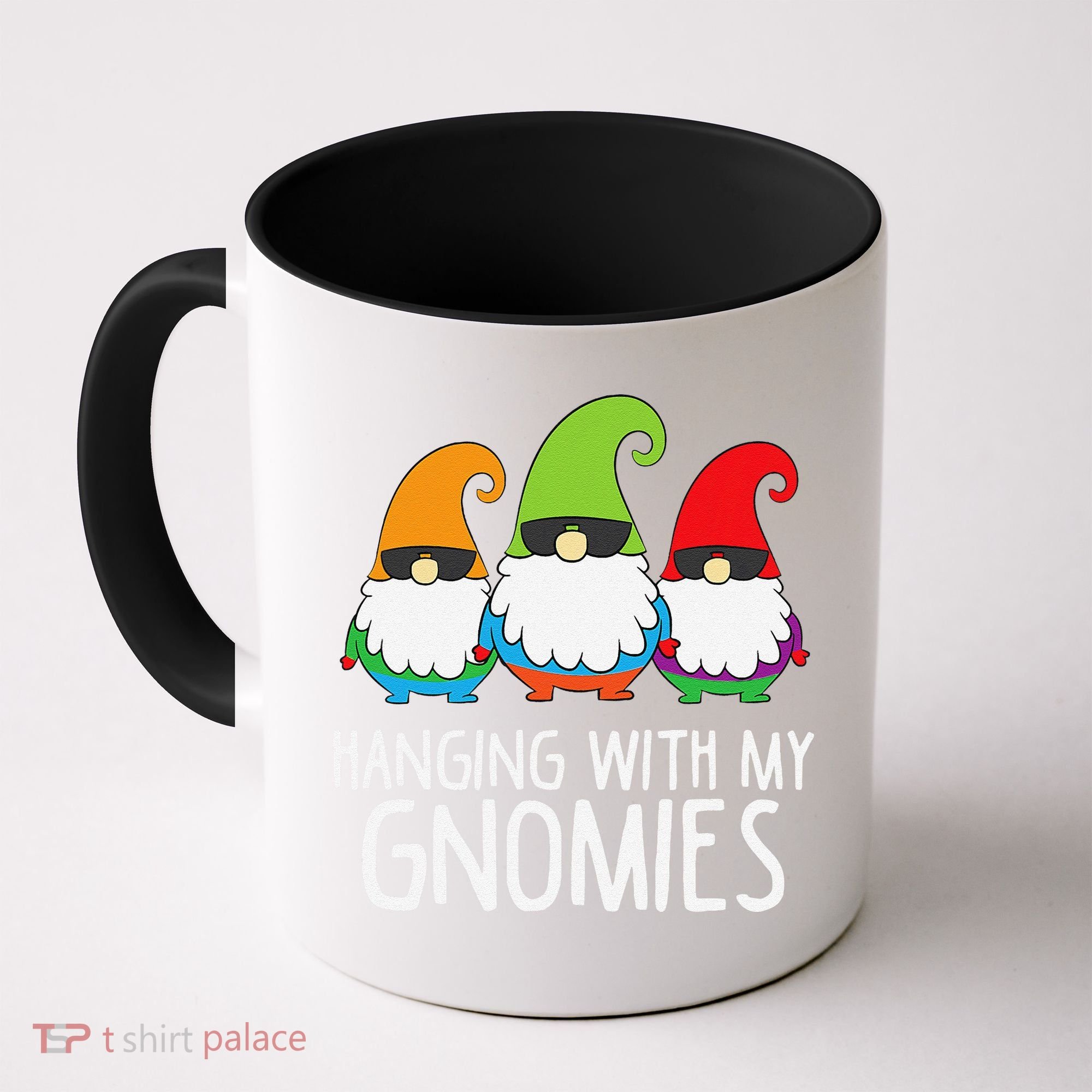 Hanging With My Gnomies Funny Garden Gnome Coffee Mug