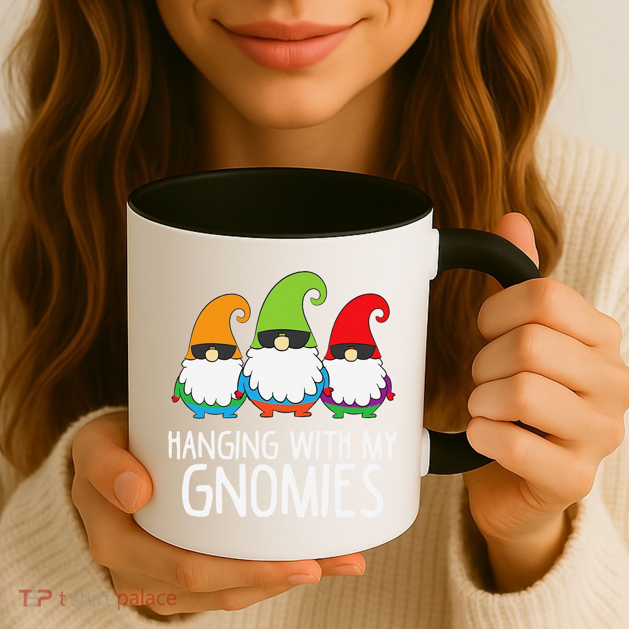 Hanging With My Gnomies Funny Garden Gnome Coffee Mug