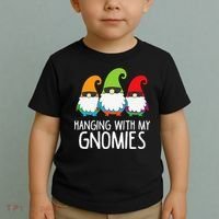 Hanging With My Gnomies Funny Garden Gnome Toddler T-Shirt thumb 2