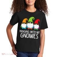 Hanging With My Gnomies Funny Garden Gnome Kids T-Shirt thumb 2