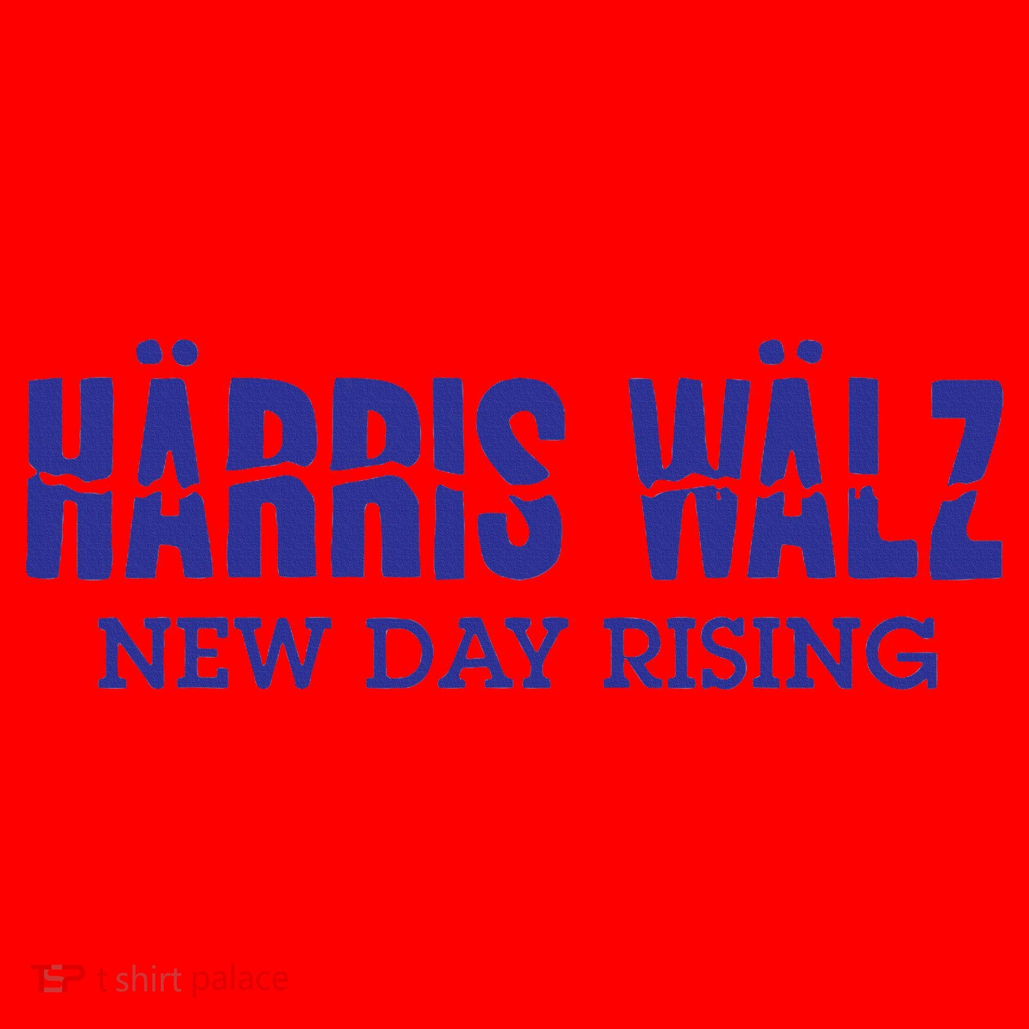 Harris Walz New Day Rising Santa Hat
