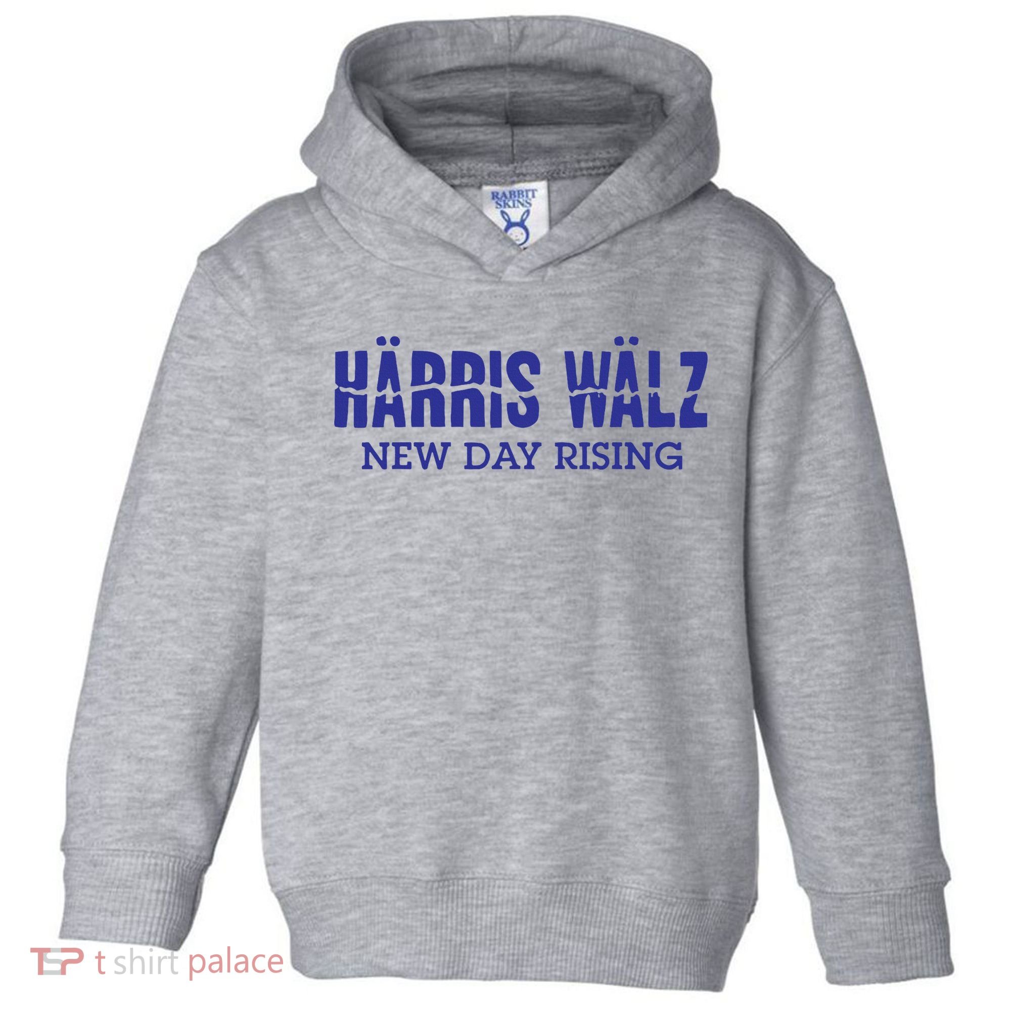 Harris Walz New Day Rising Toddler Hoodie