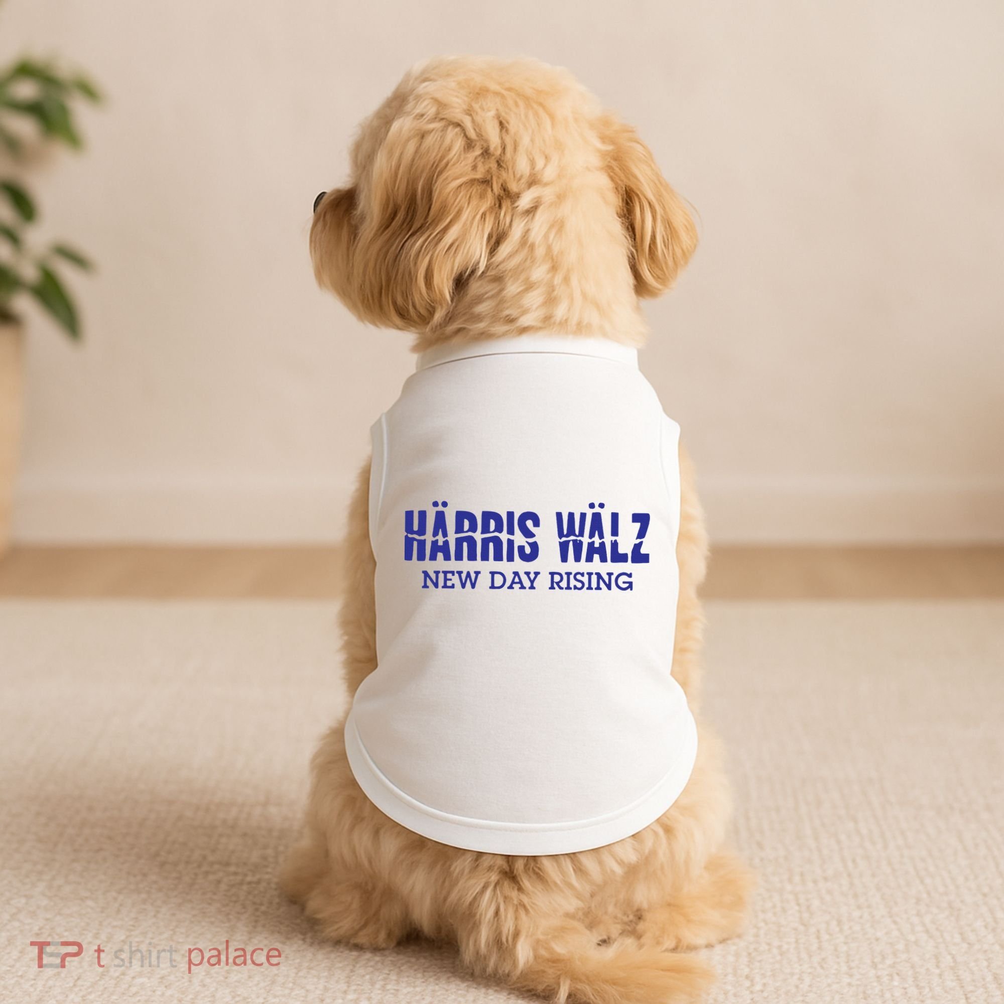 Harris Walz New Day Rising Doggie Tank