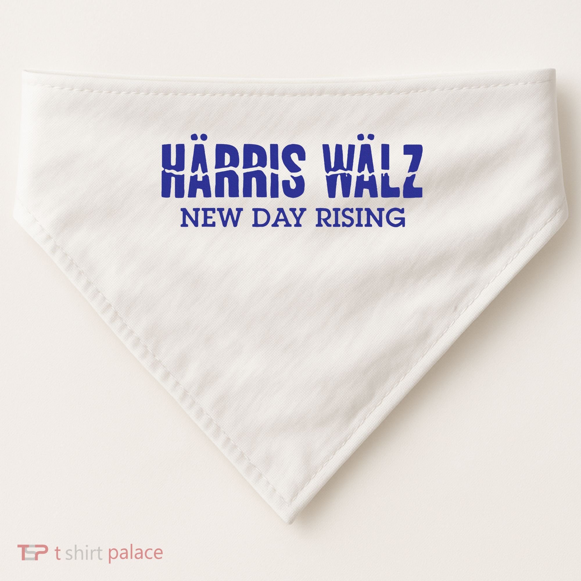Harris Walz New Day Rising USA-Made Doggie Bandana