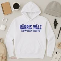 Harris Walz New Day Rising Hoodie thumb 3