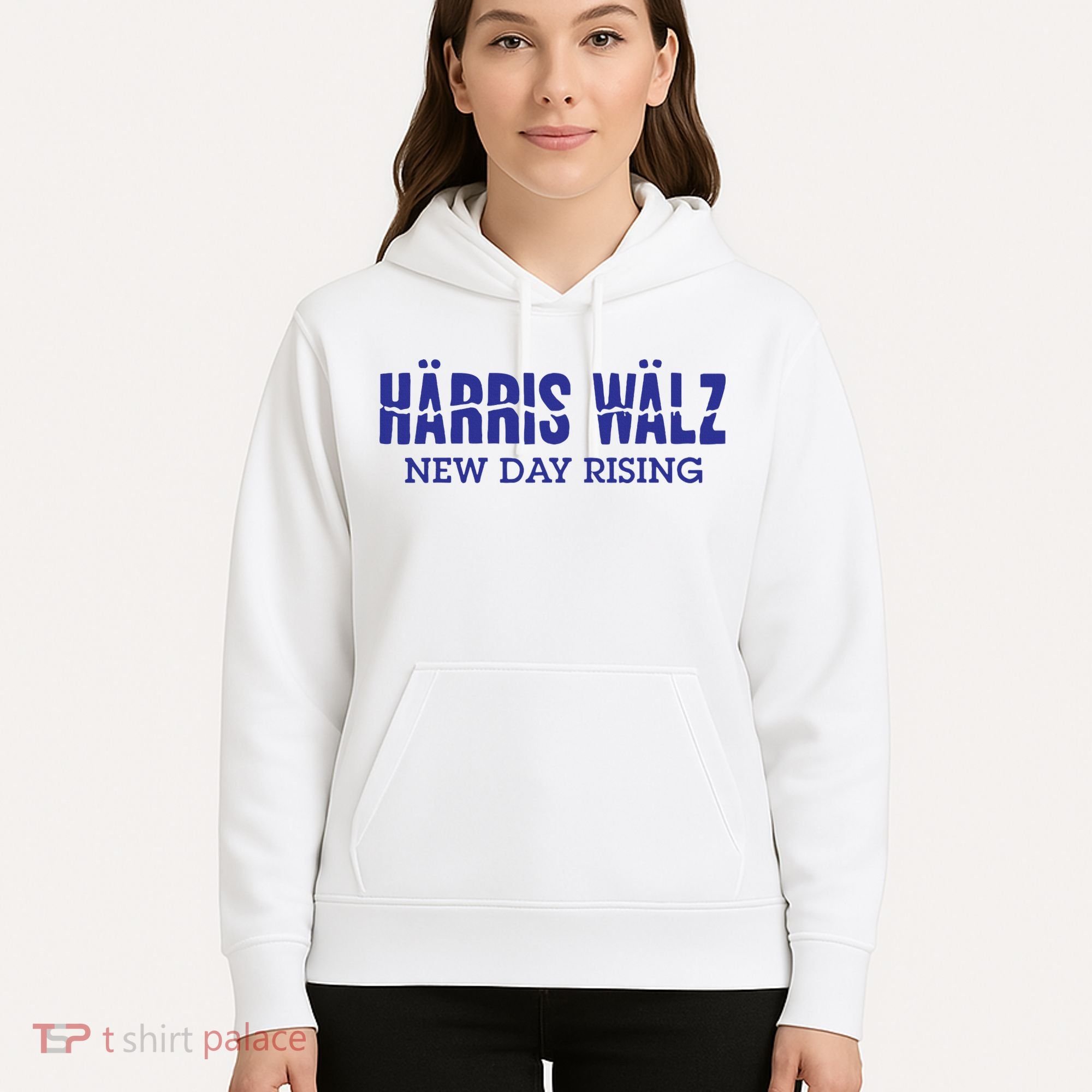 Harris Walz New Day Rising Hoodie