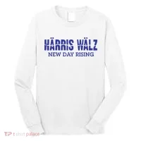 Harris Walz New Day Rising Long Sleeve Shirt thumb 0