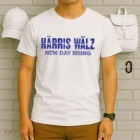 Harris Walz New Day Rising T-Shirt thumb 6