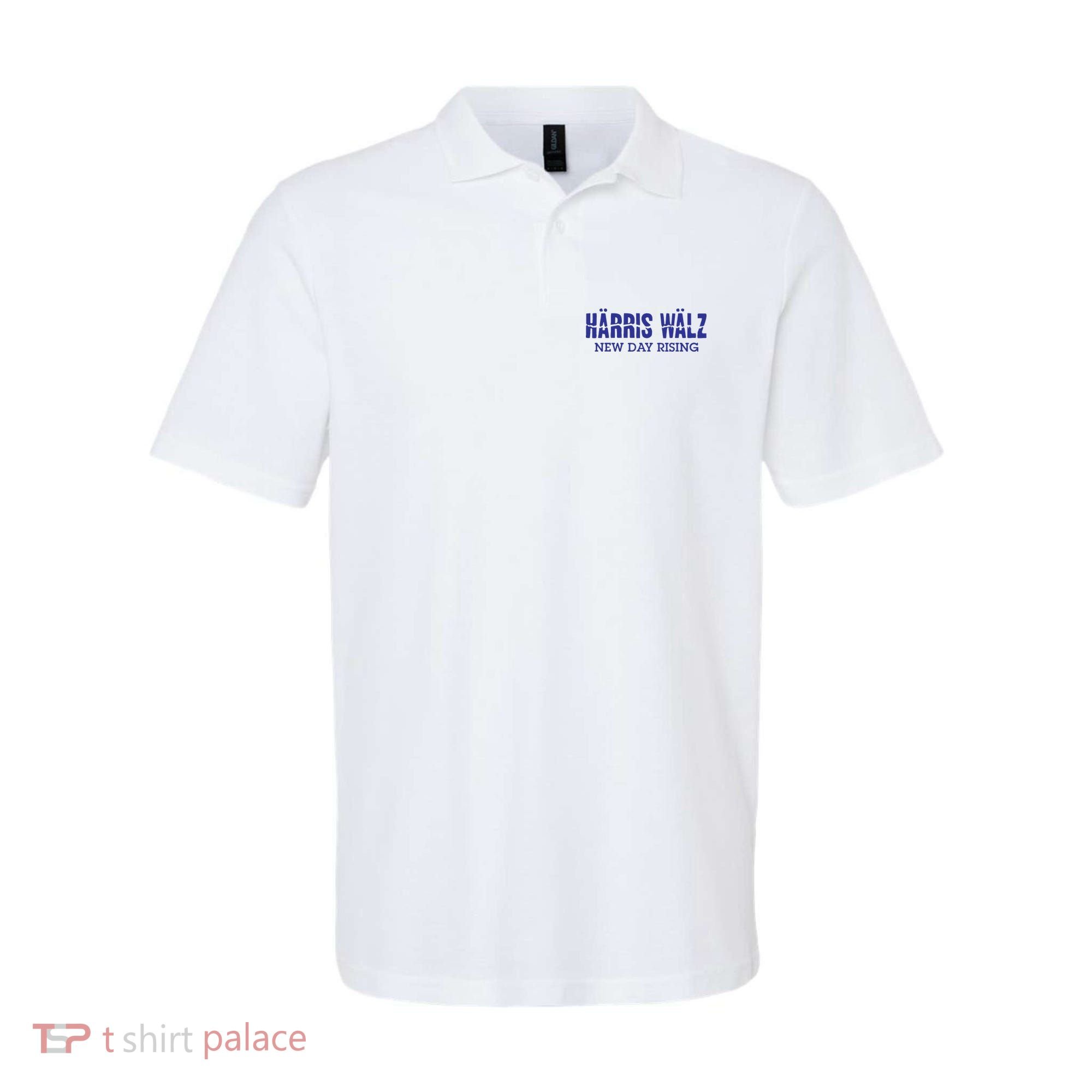 Harris Walz New Day Rising Polo