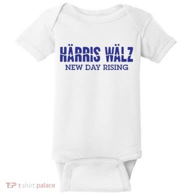 Harris Walz New Day Rising Baby Bodysuit