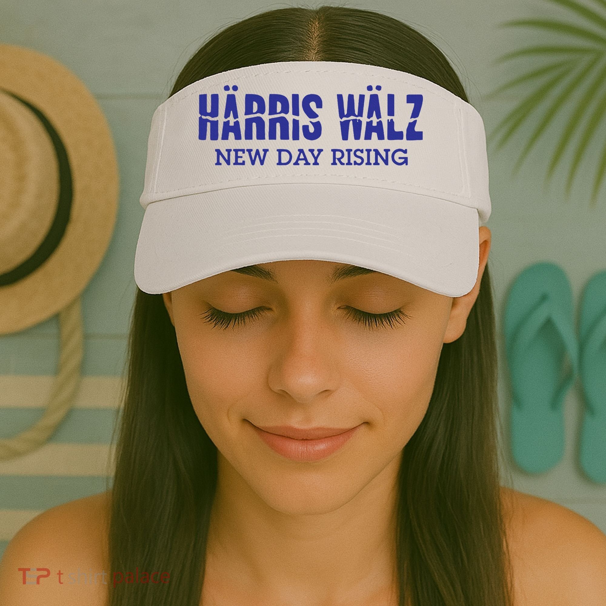 Harris Walz New Day Rising Visor