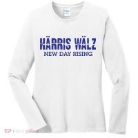 Harris Walz New Day Rising Women's Long Sleeve Shirt thumb 0