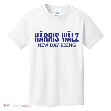 Harris Walz New Day Rising Kids T-Shirt