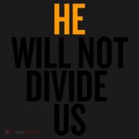 He Will Not Divide Us President Equal Rights Cool Gift USA-Made Doggie Bandana thumb 2