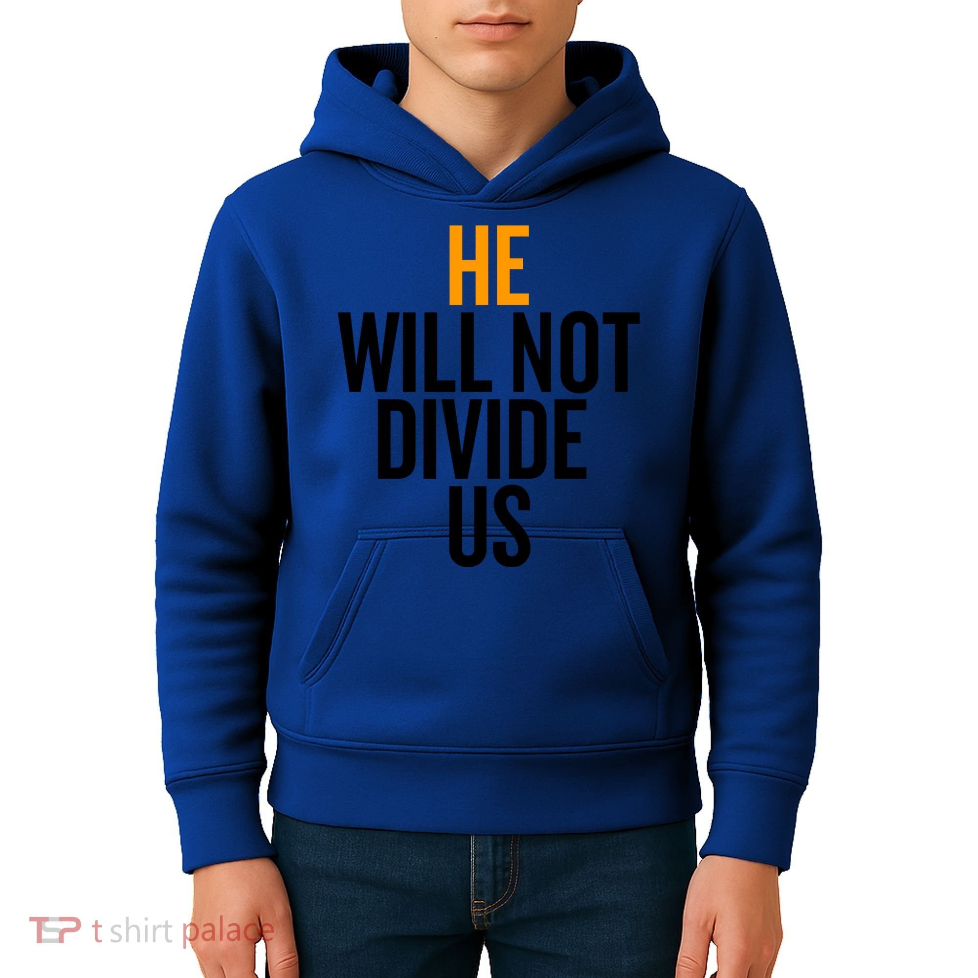 He Will Not Divide Us President Equal Rights Cool Gift Kids Hoodie