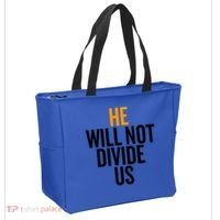 He Will Not Divide Us President Equal Rights Cool Gift Tote Bag thumb 2