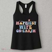 Happiest Wife On Earth Couple Trip Honeymoon Vacation Women's Tank Top thumb 3